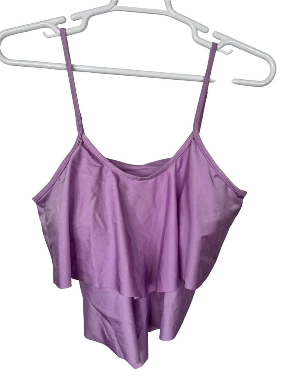 Lilac Flounce One-Piece Swim Tankini - Women's Swim